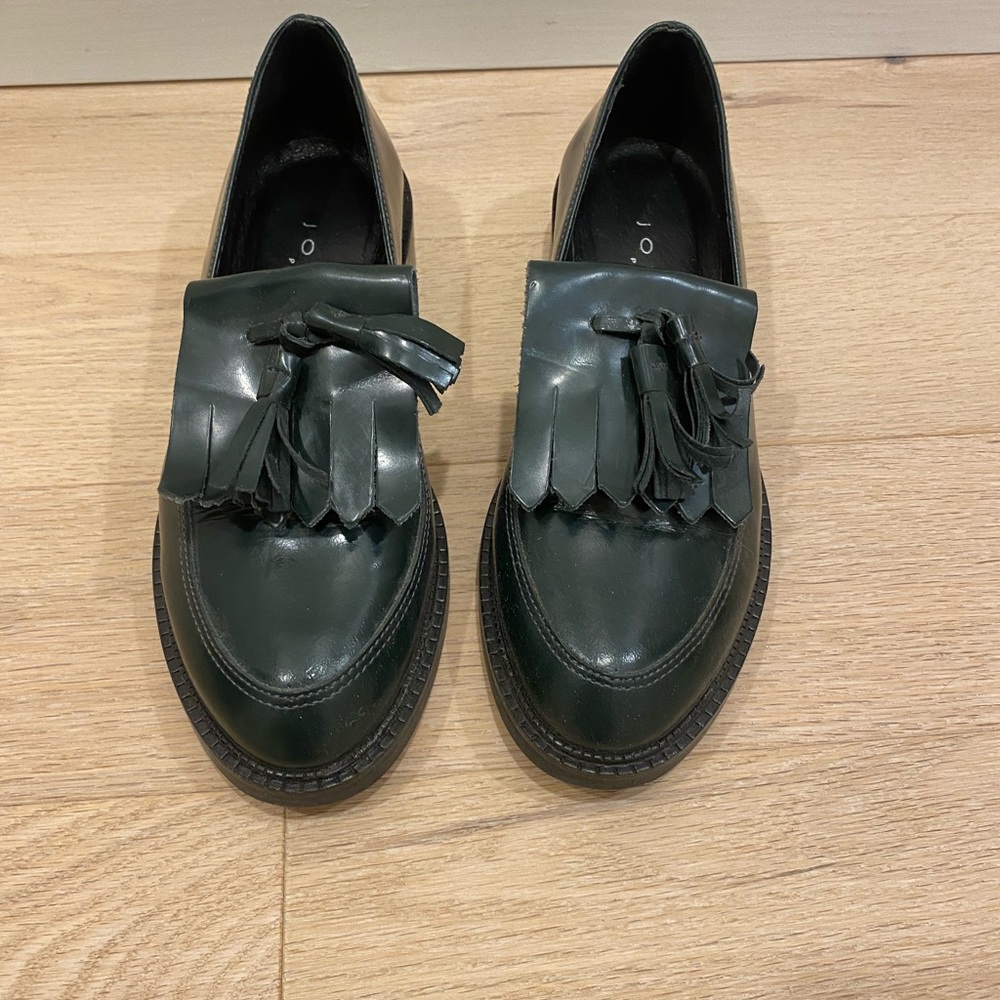 Jonak green loafers